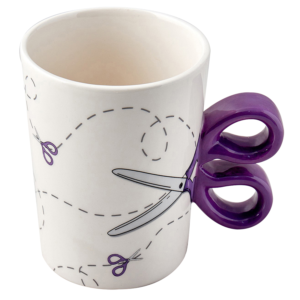 SEW TASTY Scissors Mug - Purple